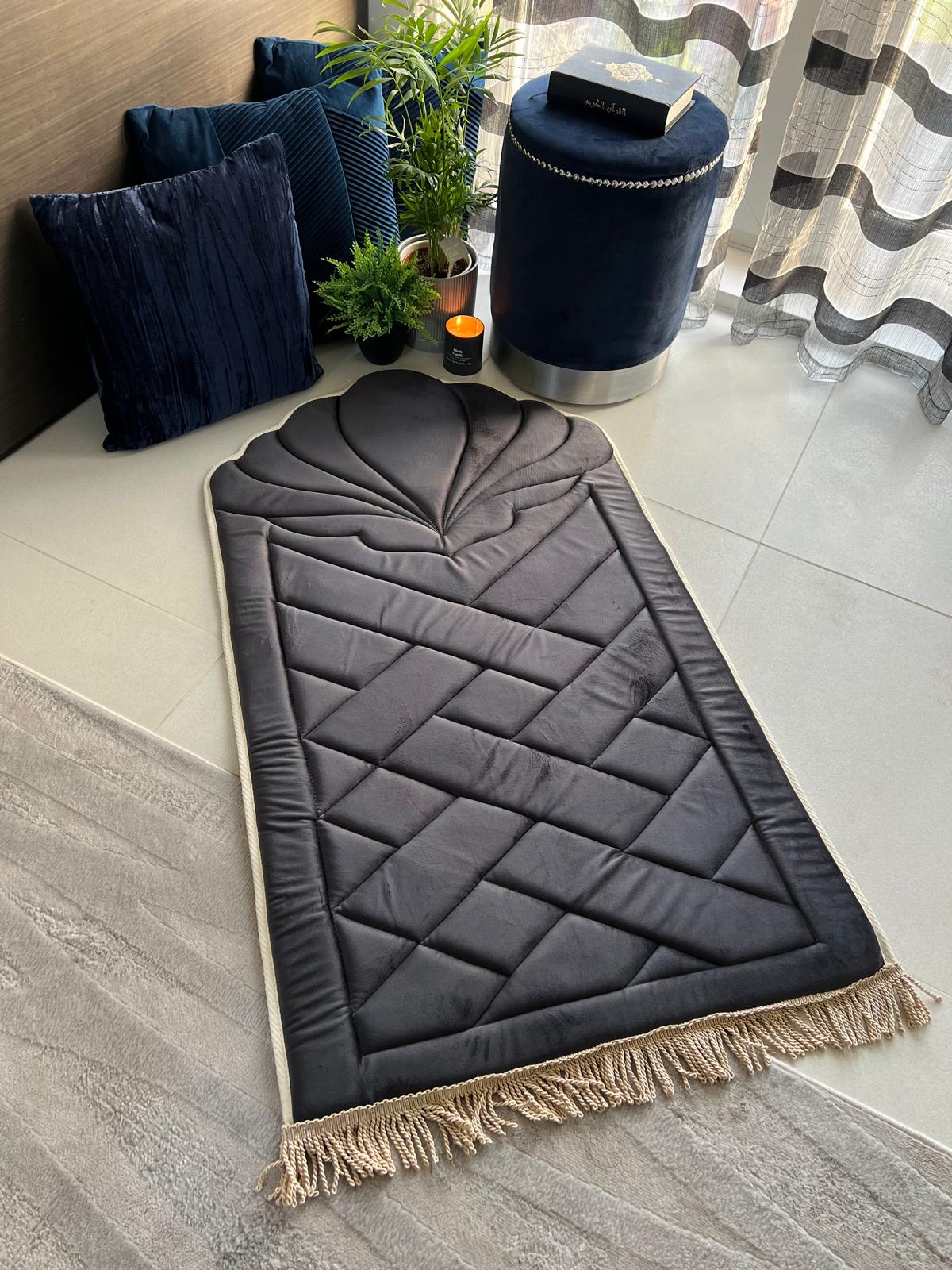 Memory Foam Prayer Mat - Charcoal Grey