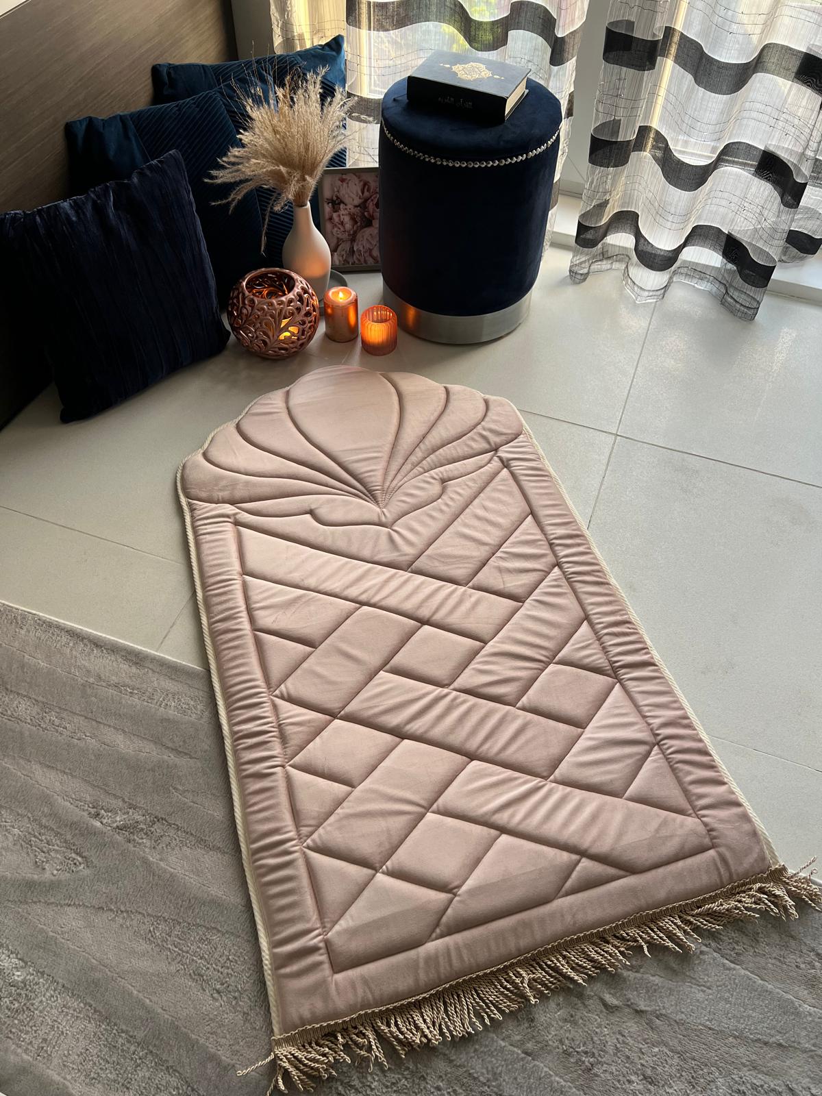 Memory Foam Prayer Mat - Dusky Pink