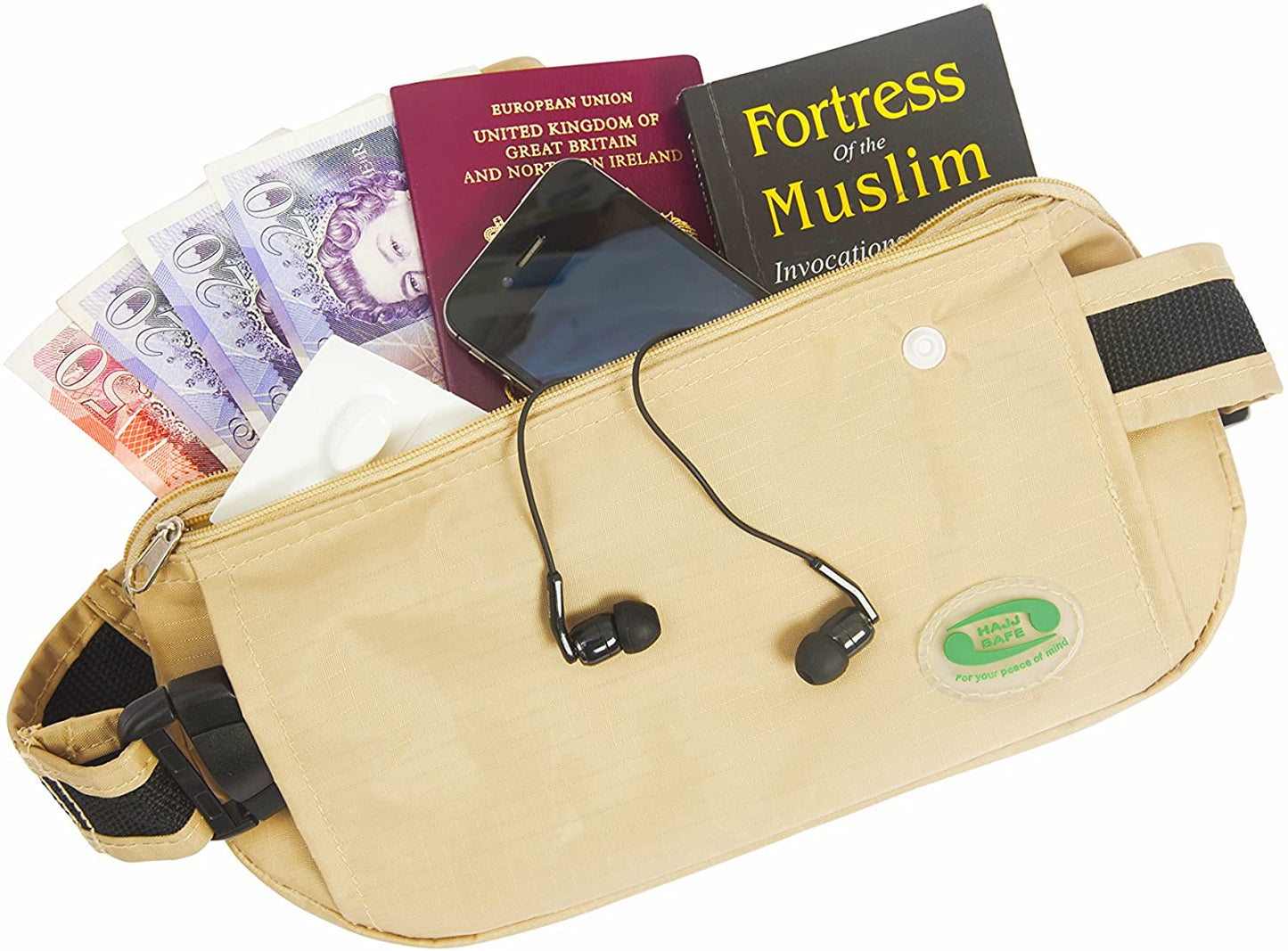 Anti-Theft Waist Bag & Ihram Belt
