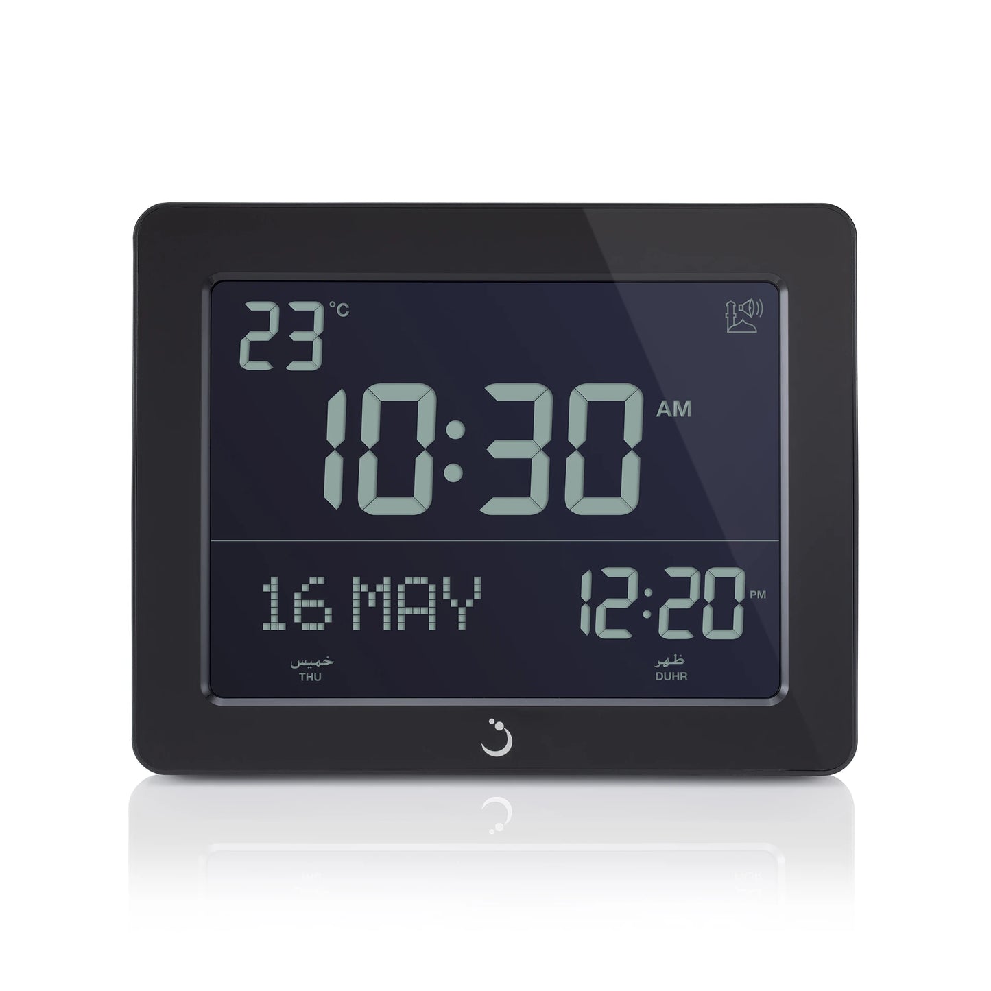 Desk Clock CF-19 Black