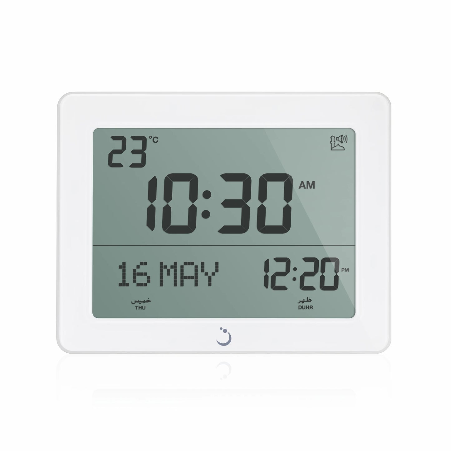 Desk Clock CF-19 White