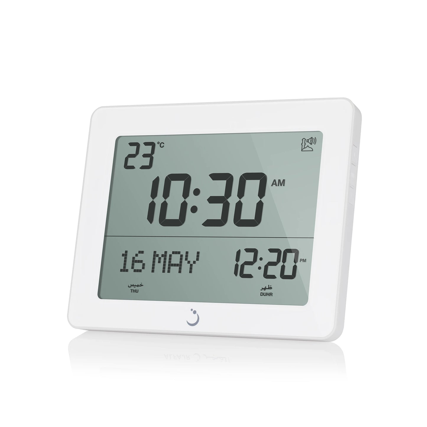 Desk Clock CF-19 White