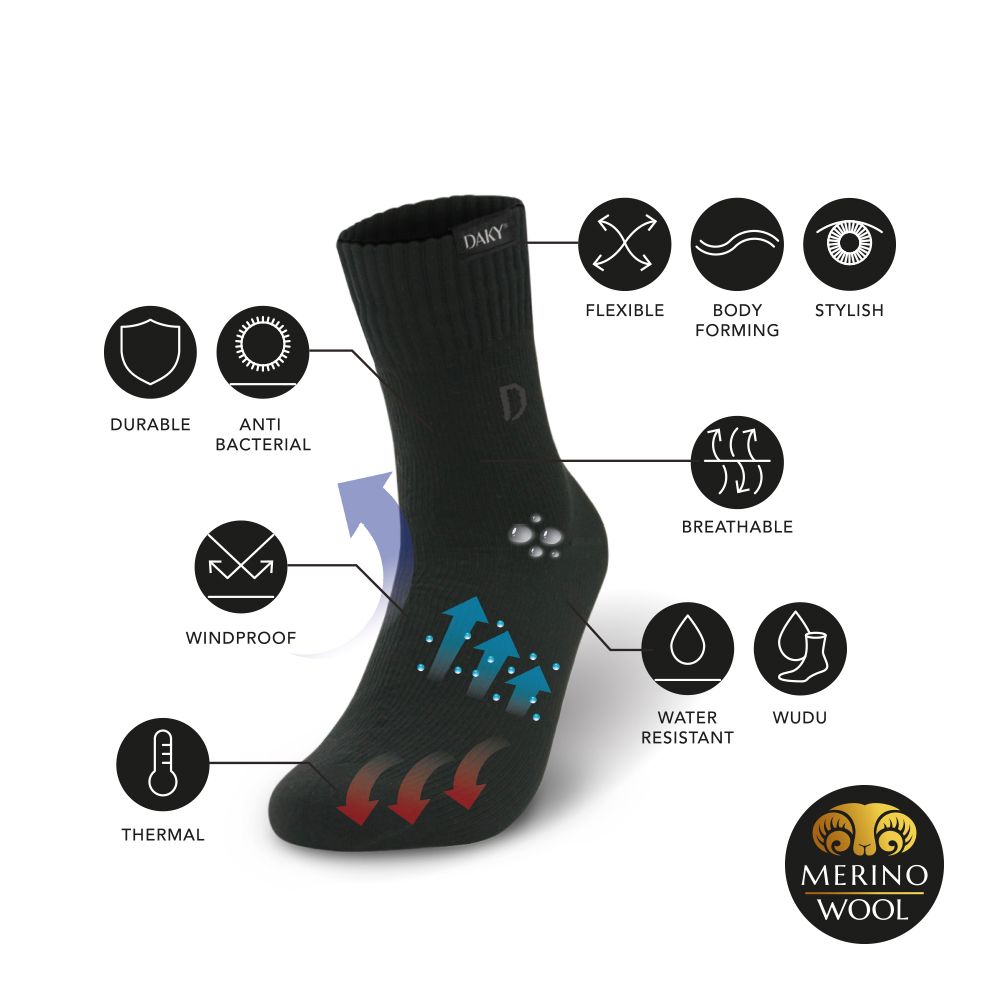 Performance Black Socks - Phantom Plus