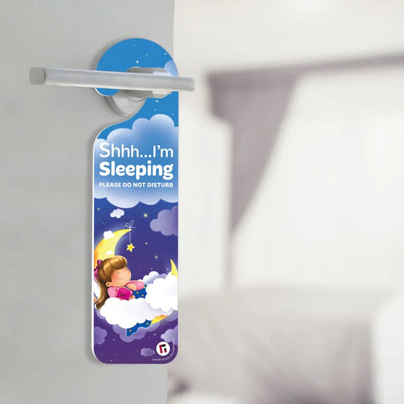 Quiet Please! Pack of 4 Do Not Disturb Signs - Boys