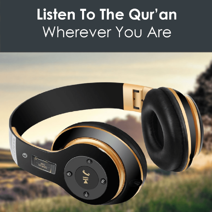 Quran Cube Headphones - Black